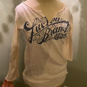 Lucky Brand Three Quarter Sleeve Tee